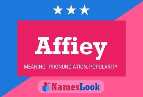 Affiey 名字海报