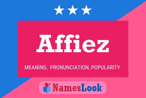 Affiez 名字海报