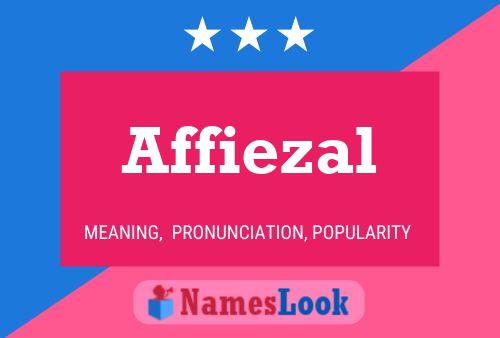 Affiezal 名字海报