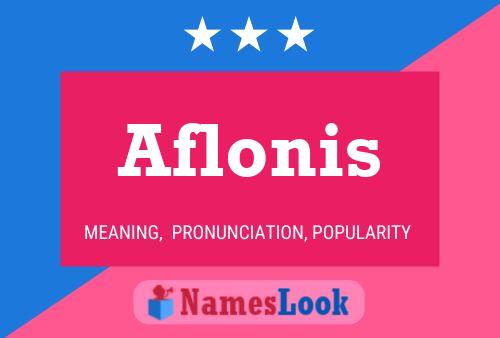 Aflonis 名字海报