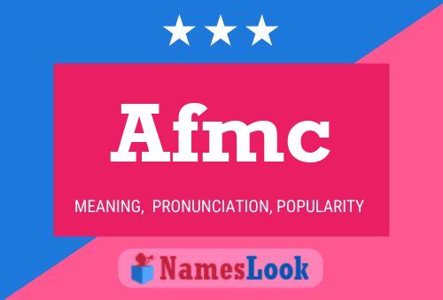 Afmc 名字海报