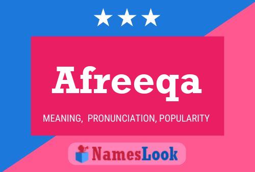 Afreeqa 名字海报