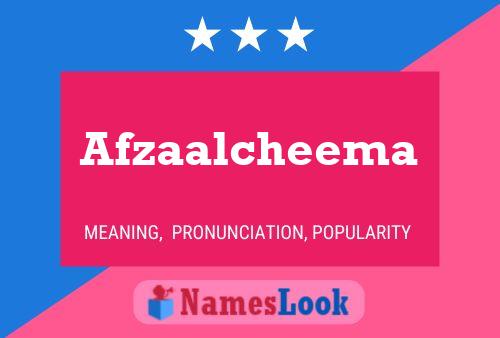 Afzaalcheema 名字海报