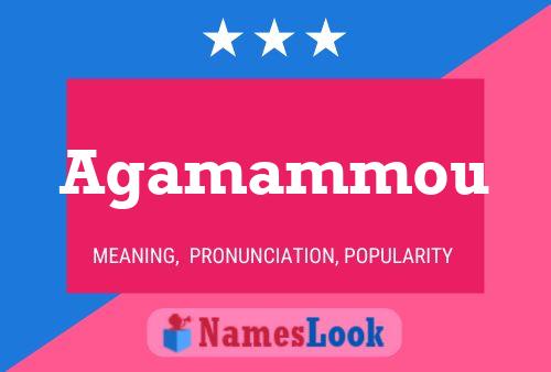 Agamammou 名字海报