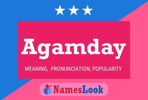 Agamday 名字海报