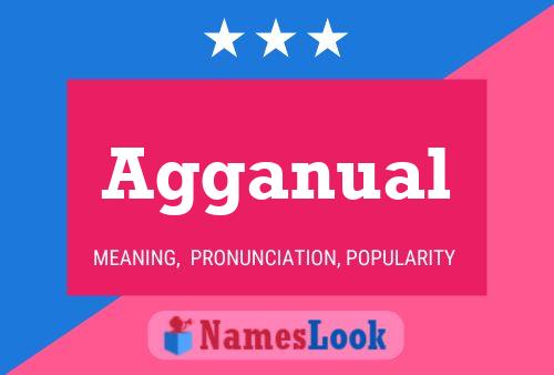 Agganual 名字海报