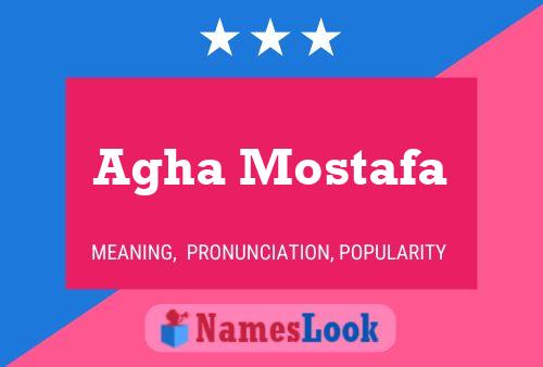 Agha Mostafa 名字海报