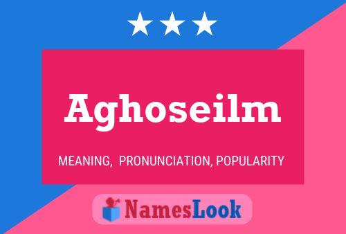 Aghoseilm 名字海报