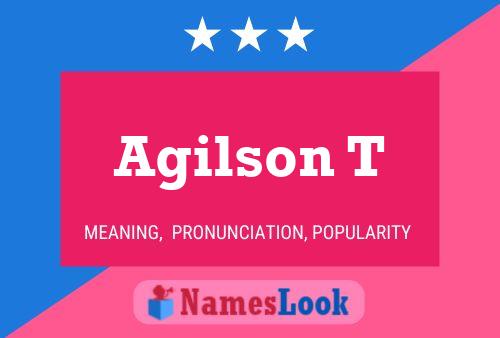 Agilson T 名字海报