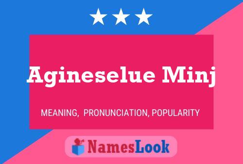 Agineselue Minj 名字海报