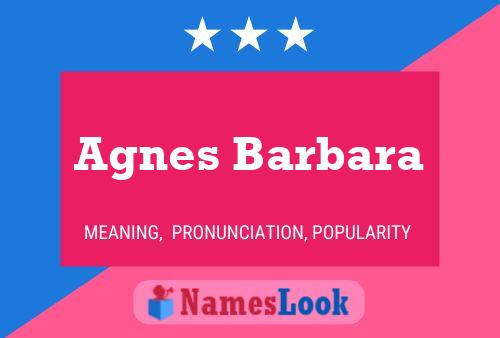 Agnes Barbara 名字海报