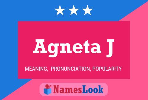 Agneta J 名字海报