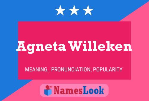 Agneta Willeken 名字海报