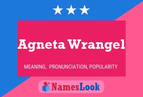 Agneta Wrangel 名字海报