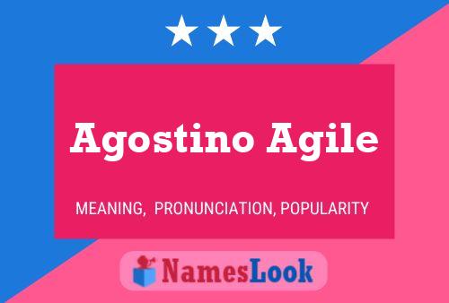 Agostino Agile 名字海报