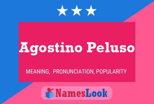 Agostino Peluso 名字海报