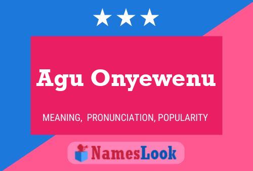 Agu Onyewenu 名字海报