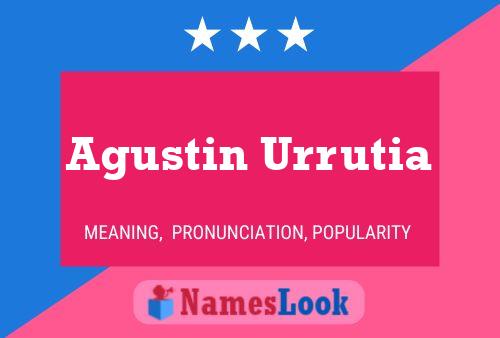 Agustin Urrutia 名字海报