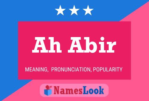 Ah Abir 名字海报