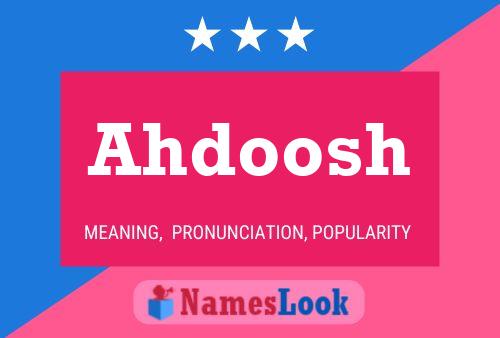 Ahdoosh 名字海报