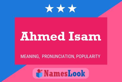 Ahmed Isam 名字海报