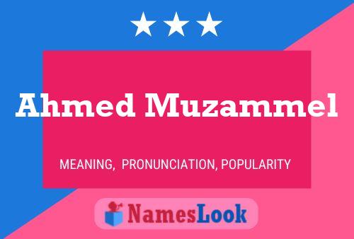 Ahmed Muzammel 名字海报