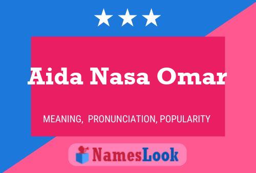 Aida Nasa Omar 名字海报