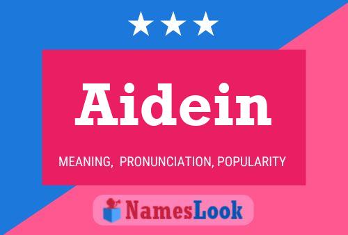 Aidein 名字海报