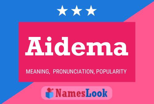 Aidema 名字海报