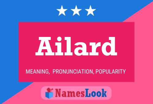 Ailard 名字海报