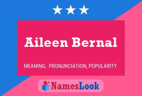 Aileen Bernal 名字海报