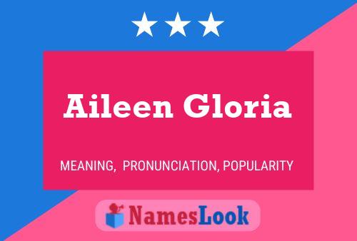 Aileen Gloria 名字海报