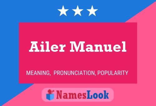 Ailer Manuel 名字海报