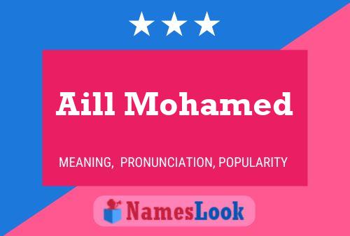 Aill Mohamed 名字海报