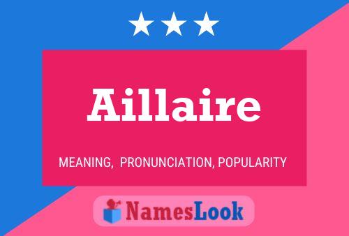 Aillaire 名字海报