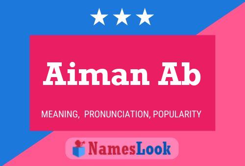 Aiman Ab 名字海报