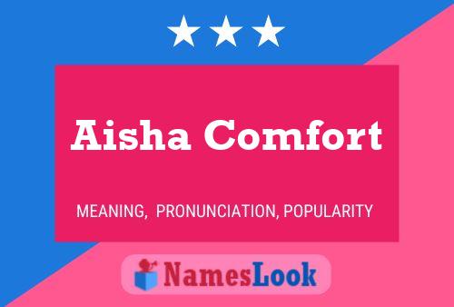 Aisha Comfort 名字海报