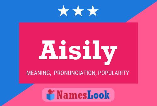 Aisily 名字海报