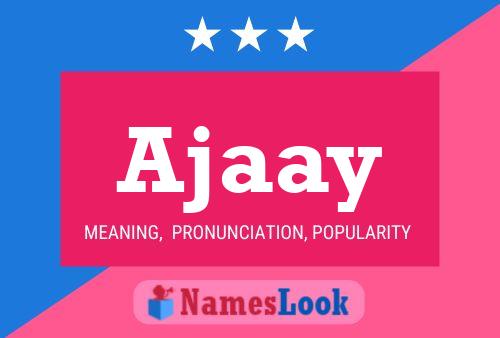 Ajaay 名字海报