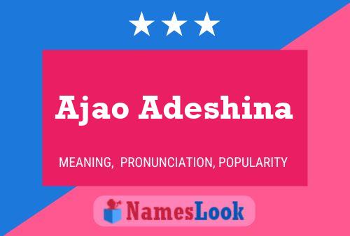 Ajao Adeshina 名字海报