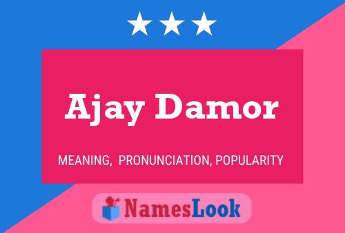 Ajay Damor 名字海报