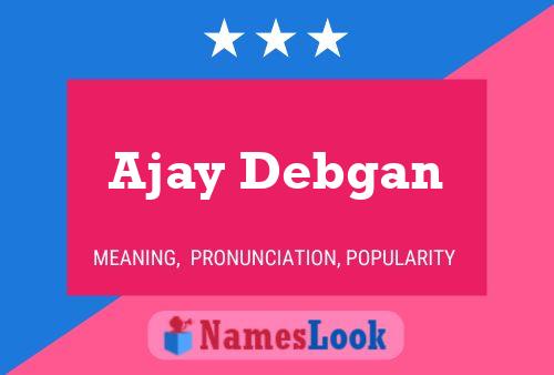 Ajay Debgan 名字海报