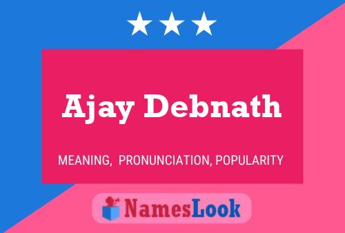 Ajay Debnath 名字海报