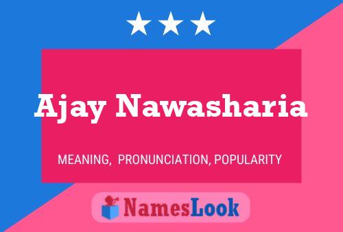 Ajay Nawasharia 名字海报