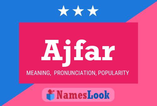 Ajfar 名字海报