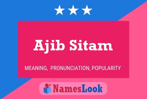 Ajib Sitam 名字海报