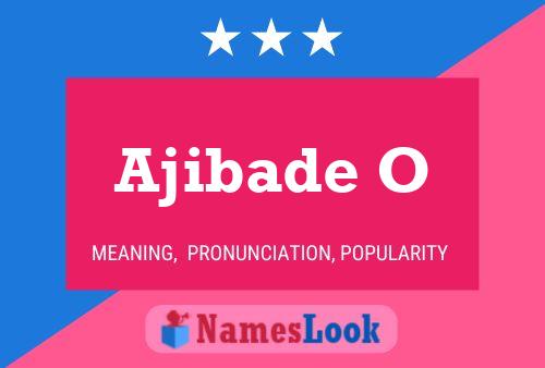 Ajibade O 名字海报