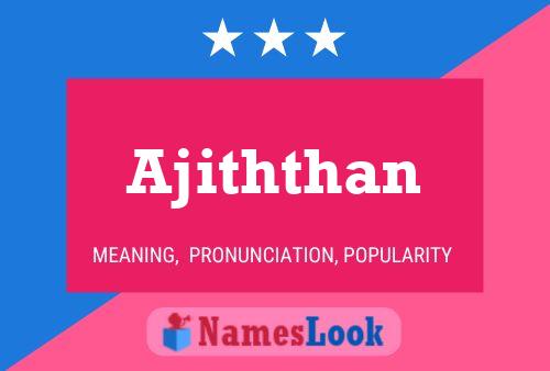 Ajiththan 名字海报