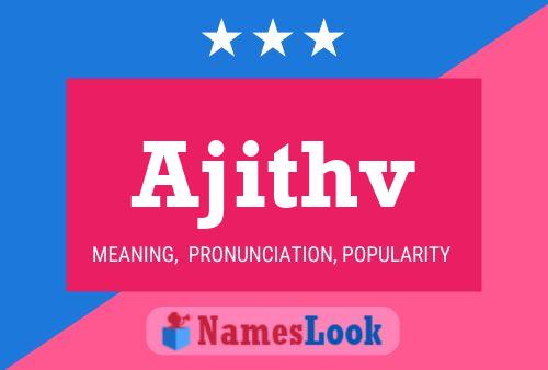 Ajithv 名字海报