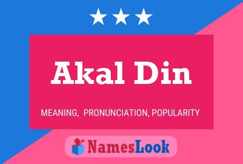 Akal Din 名字海报